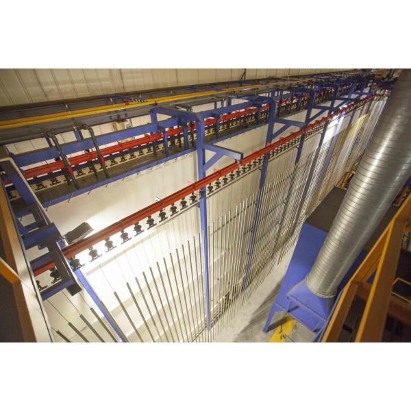 Full-automatic Electrostatic Spraying PP Booth Upper Computer Vertical Powder