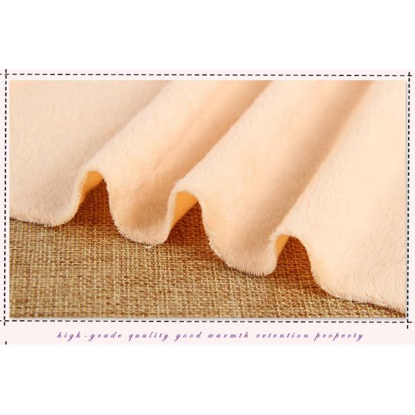 High quality solid dyeing plain velboa/imitated velboa polyester fabric for bedding