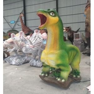 2.5m Height Animatronic Dinosaur Customized Basket Shoot