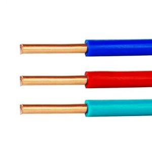 Insulated 7 Strands Single Core Pure Copper Electrical Cable for Building Wire