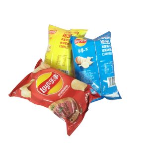Moisture Barrier Snack Packaging Material Back Seal Lays Potato Chips Bag with