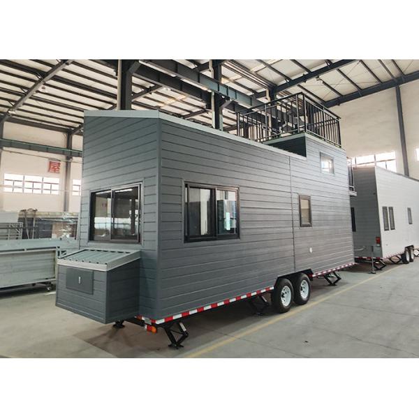 Modular Home Prefabricated Tiny House On Wheels WIth Light Gauge Steel Frame