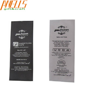 Comfortable Woven Clothes Label High Density Merrow Border No Minimum