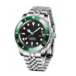 Luminous 20mm Automatic Mechanical Watch 5ATM Luxury Diver Automatic Watch