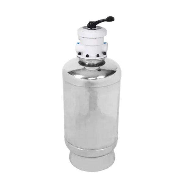 UV Proof Stainless Steel Pool Filter Tank 16.4 - 38.4 M3 / H Flow For Swimming