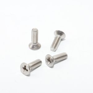 Ultra-Thin 1.5mm Galvanized Micro Screw with Slotted Flat End for Precision