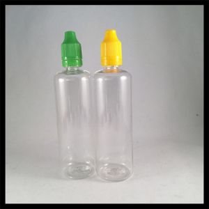 Big Capacity 100ml Plastic Dropper Bottles , Clear Plastic Empty Eye Dropper