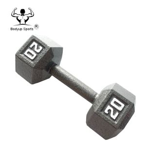 Durable Weights And Dumbbells Cast Iron Hex Gym Fitness Dumbbells Hammertone