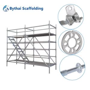 Quick Assembly Ringlock Scaffolding Vertical Standard Allround Rosette System