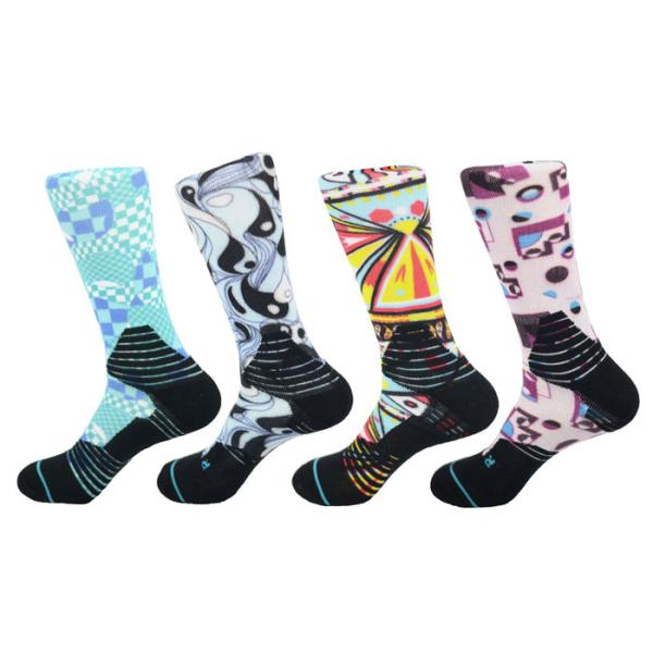 Quality Polyester/ Spandex / Elastane  Make to order  3D-Printing Socks for sale