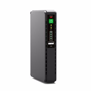 Lithium Battery Mini DC UPS 2-3 Hours Charging Mini Uninterruptible Power Source