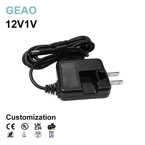 12V 1A Wall Mount Power Adapters For Advertising Machine / Compressor / Soap