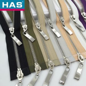 Wholesale #7 #8 Smooth Two Way Metal Zip Auto Lock Slider Zipper Precise Precise from china suppliers