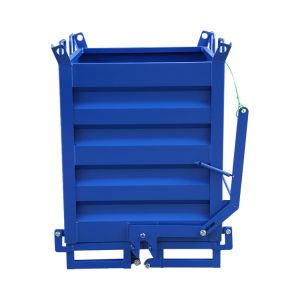Heavy Duty Forklift Crane Bin For 1000L/H Waste Bin Dumping