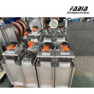 Electric Actuator Rectangular Multi-Blade Damper Low Resisitance For LCD Panels