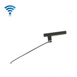 Omnidirectional 433 Mhz Soft FPC Antenna , 5DBi IPEX Connector FPC Interface