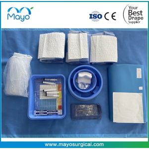 Customize Angiography Drape Pack Cardiovascular Drape Set CE ISO FDA