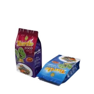 custom dust smell proof side gusset plastic bag packaging for dog food