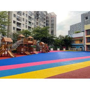 Customizable All Weather EPDM Rubber Running Track With Excellent Slip