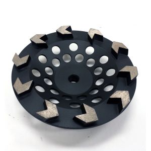 7” Arrow Segment Diamond Cup Wheel