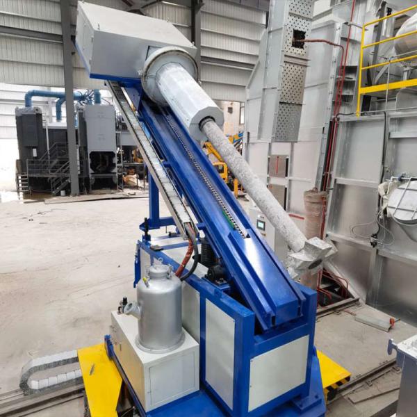 Rotary Flux Injector Aluminum Degassing Machine with ≤5 mm Granularity 500 RPM