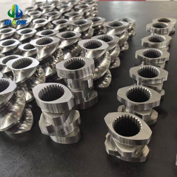 Quality High Precision Twin Screw Elements for Polymer Compounding in Plastic Industry Parallel Twin Screw Extruders for sale