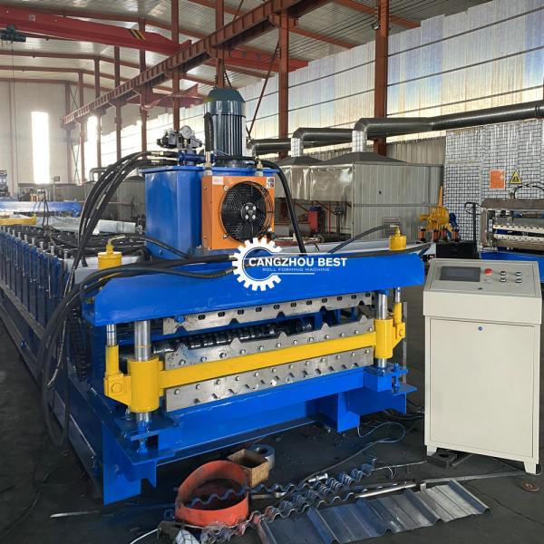 Double Layer C8 Ibr 840mm Roofing Sheet Roll Forming Machine