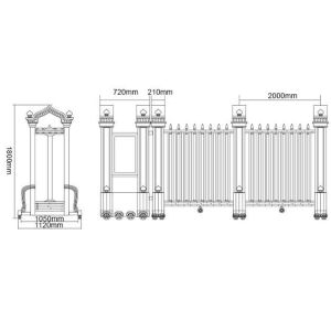 Intelligent Automatic Electric Retractable Door Remote Control For Residential