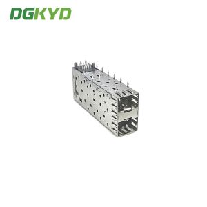 DGKYD21SFP1N3A00200B022 2*1 Cage Thickness 0.25mm RJ45 SFP Connector 15U