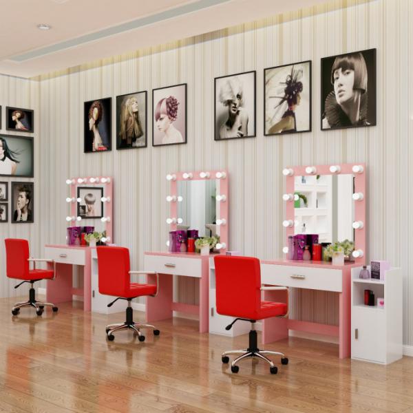 Eco-Friendly cheap dressing table mirror with led lights