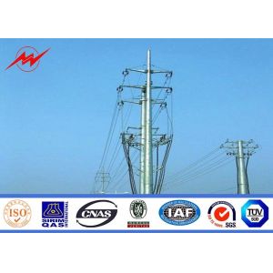 AWS D1.1 25m 69kv Power Transmission Poles Steel Utility Galvanized Light Pole