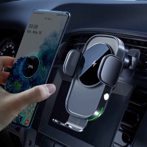 Rotating Flexible Wireless Car Charger Holder 7.5W Ultra Stability