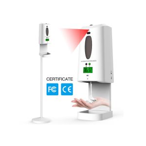 Refillable Intelligent Sensor Soap Dispenser Infrared Thermometer