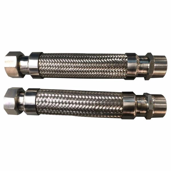 Stainless Steel 304 Threaded Flexible Hose Multiuse Union Type Pipe Fitting