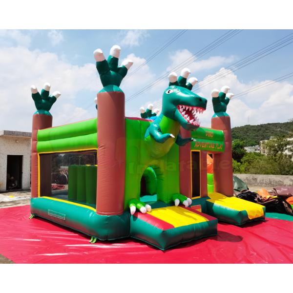 EN71 Dinosaur Adventure Play 5x5x3.5M Inflatable Kids Bouncer