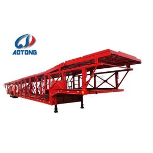 China 3 Axles Car Carrier Semi Trailer with Steel Material and 40000KG Payload on sale