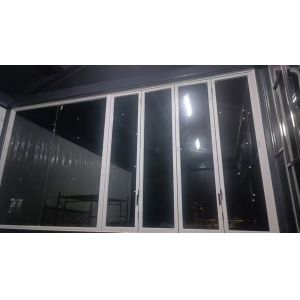 EcoBreath Sustainable Folding Window with Built-in Air Purifying Moss Panels for