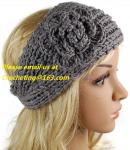 Crochet hairband, pop headband knitted elastic headband baby headbands hair band
