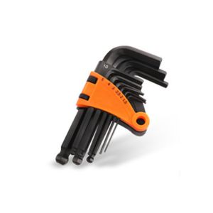 Blackened Allen Hex Key Lengthened With Magnetic Head Wrench Set