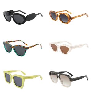 Wholesale Customized Designer Acetate Sunglasses Trendy Shape Colorful from china suppliers