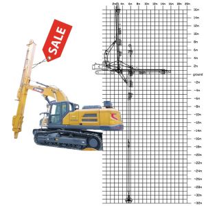 Telescopic Dipper Arm With Clamshell Bucket With Teeth Use BS900E