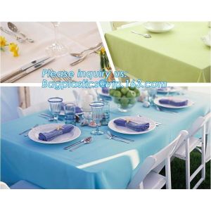 Reusable Non Woven Disposable Table Cloth/Table Cover for wedding ,outdoor