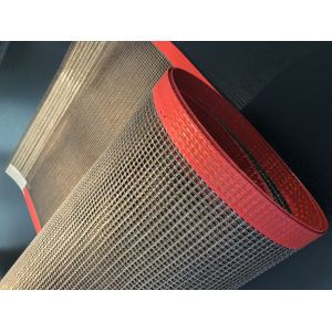 High Breathability Mesh Conveyor Belt Large Hole Size Acid Resistance