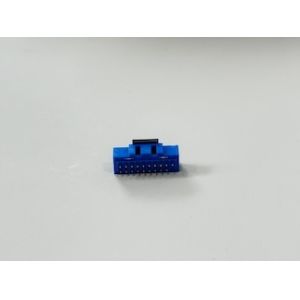 20-Pin IDC Dual-Row Enclosed Male Connector, Pin-Header Type, Exposed 3.2mm,