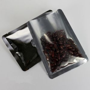 Resealable Mylar Plastic Pouches Packaging Metalized Mylar Bag With Zipper