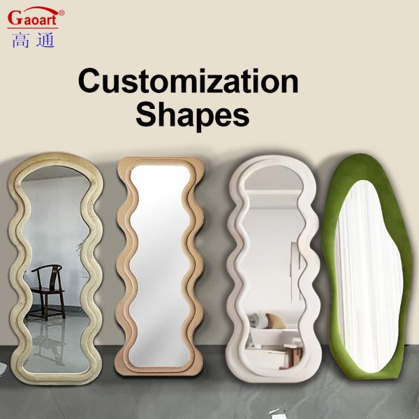 Custom Design High Grade Large Glass Mirrors for Gym and Salon Decorative Wall Decoration