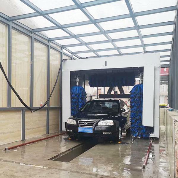 8000*3686*3400mm Touchless Robotic Car Wash With Air Dryer 5 Minute Wash Time