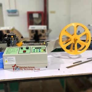 Fully Automatic Belt Ribbon Zipper Elastic Band Velcro Fabric Hot or Cold