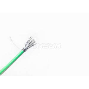 Network Al Foil Shielded Copper Braiding SFTP Cat6a Cable