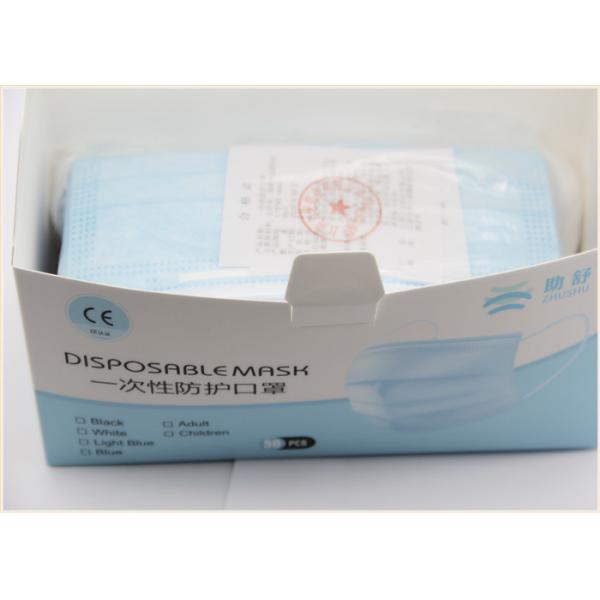 Blue Face Mask Surgical Disposable 3 Ply Excellent Bacterial Filtration